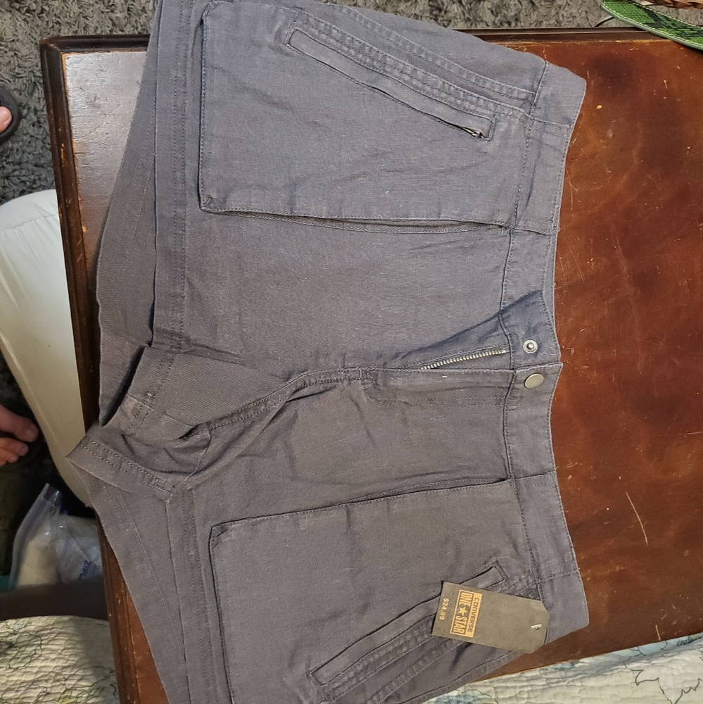 Linen Converse shorts
